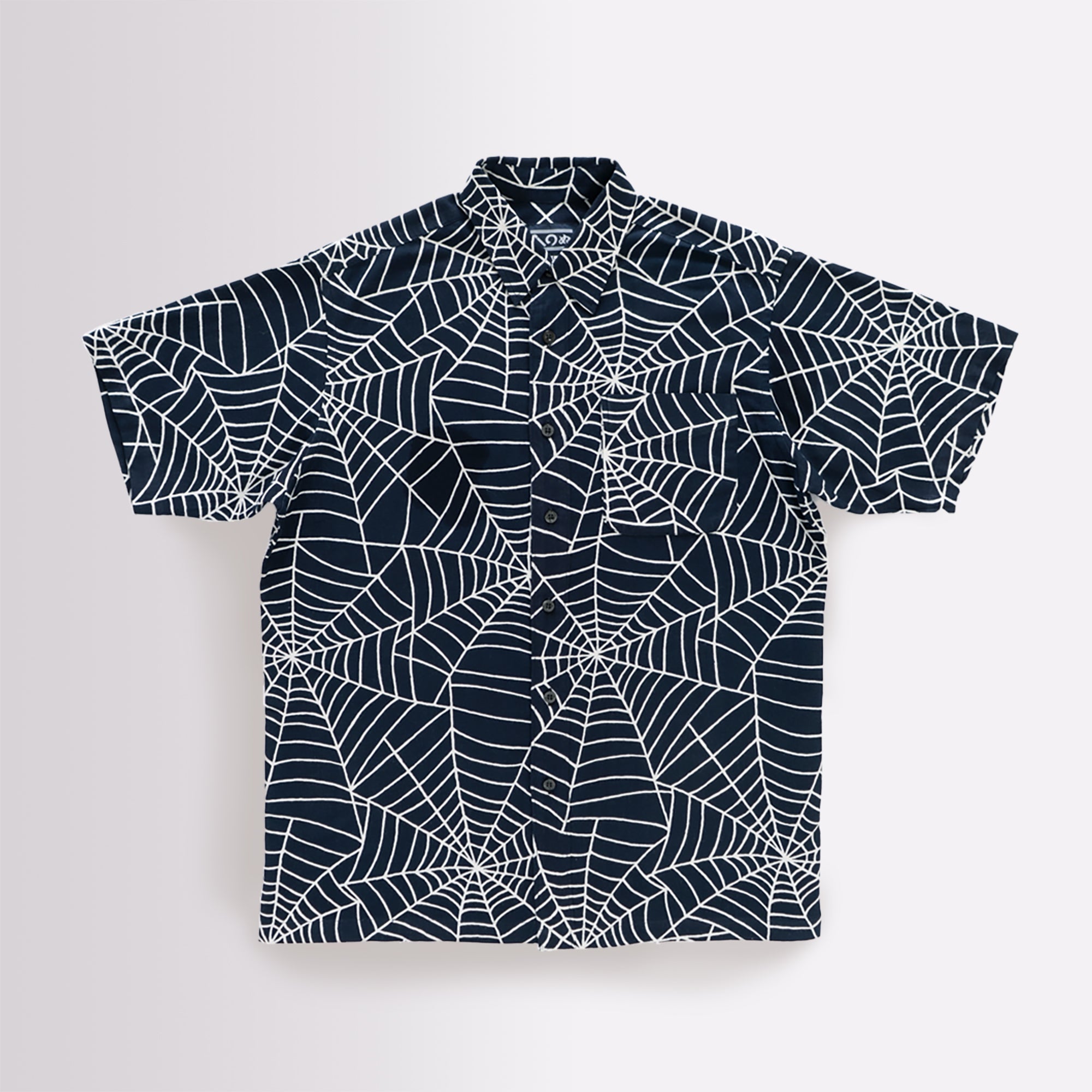 ブランドのギフト Tenugui Sarashi Shirt Spiderweb Sumi Black – KAMAWANU Sサイズ以下