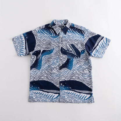 Tenugui Sarashi Shirt Whale