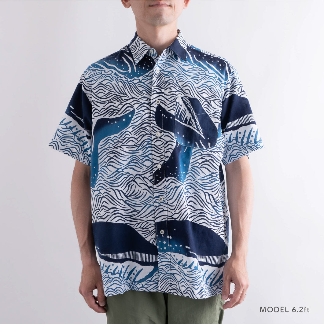 Tenugui Sarashi Shirt Whale