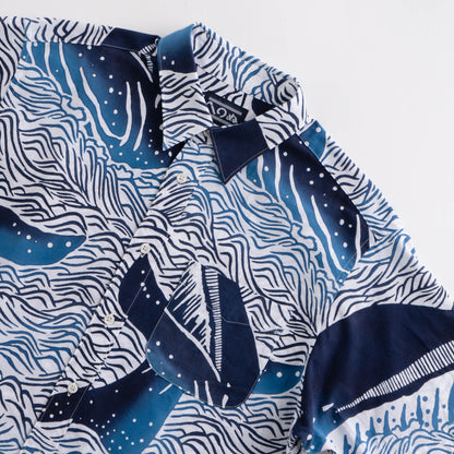 Tenugui Sarashi Shirt Whale