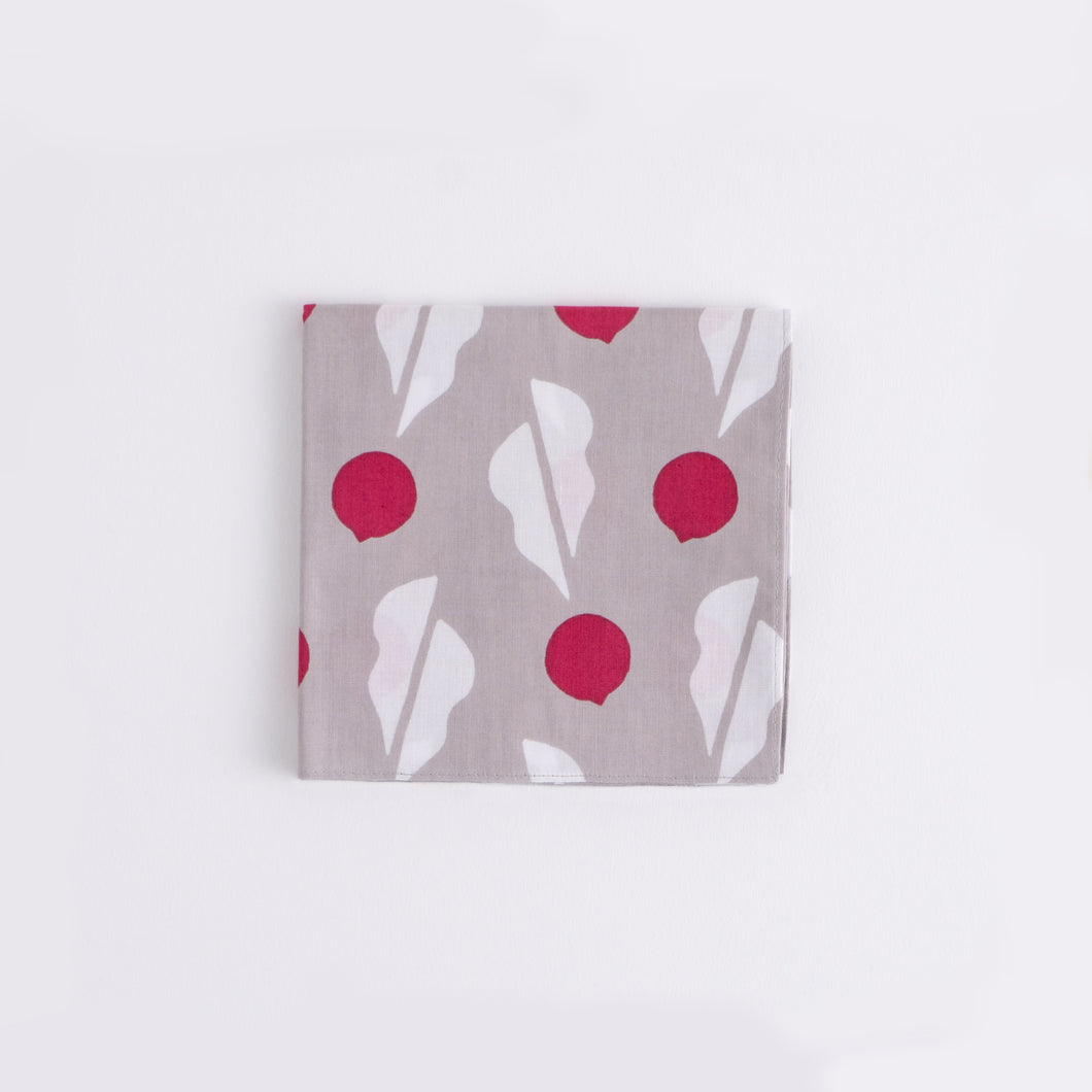 FUROSHIKI (Cotton Wrapping Cloth) Small Radish