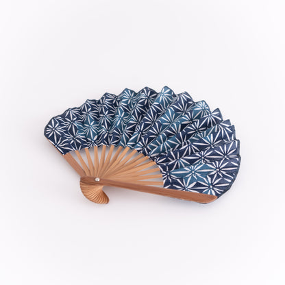 Mangetsu Sensu Set Hemp Leaf Kiriko