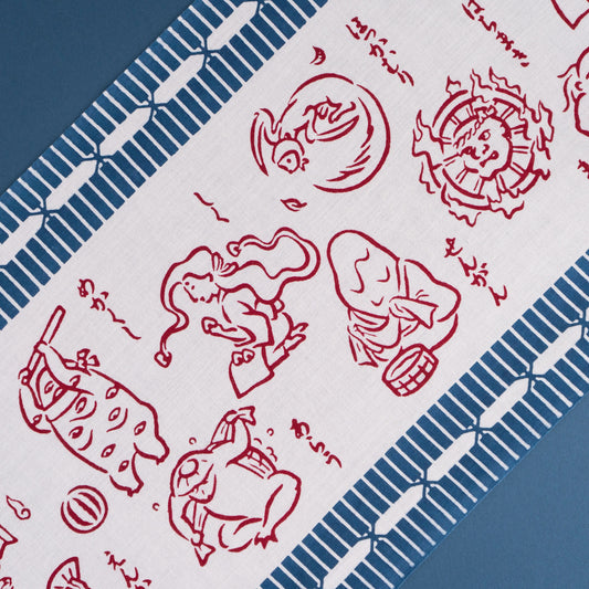 Spooky Tenugui Yokai Using Tenugui, Light Gray