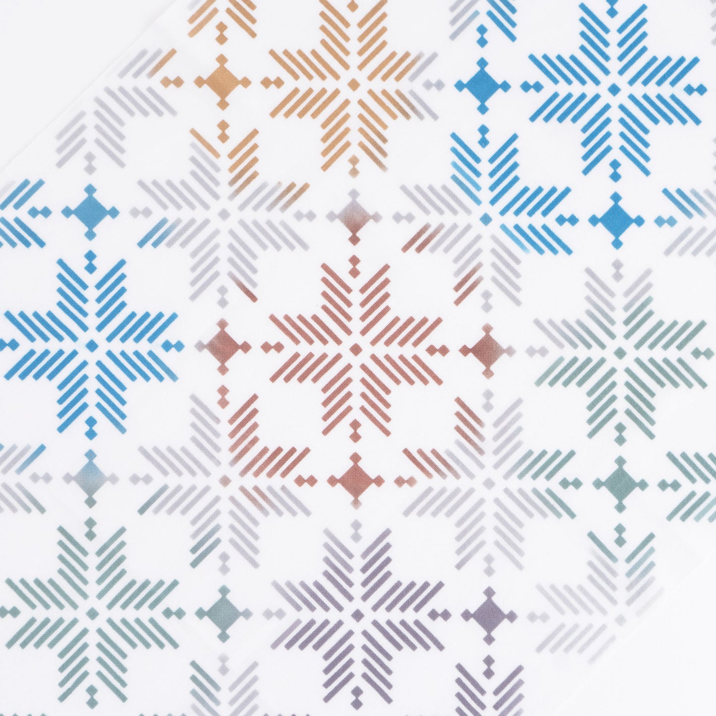 Quilted Snow Pattern TENUGUI