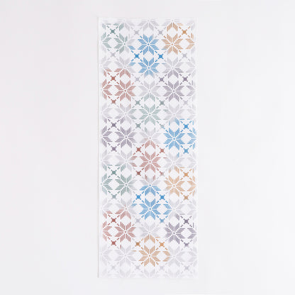 Quilted Snow Pattern TENUGUI