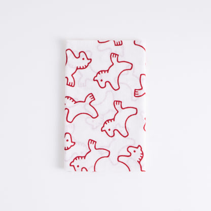 Single Brushstroke Horse TENUGUI