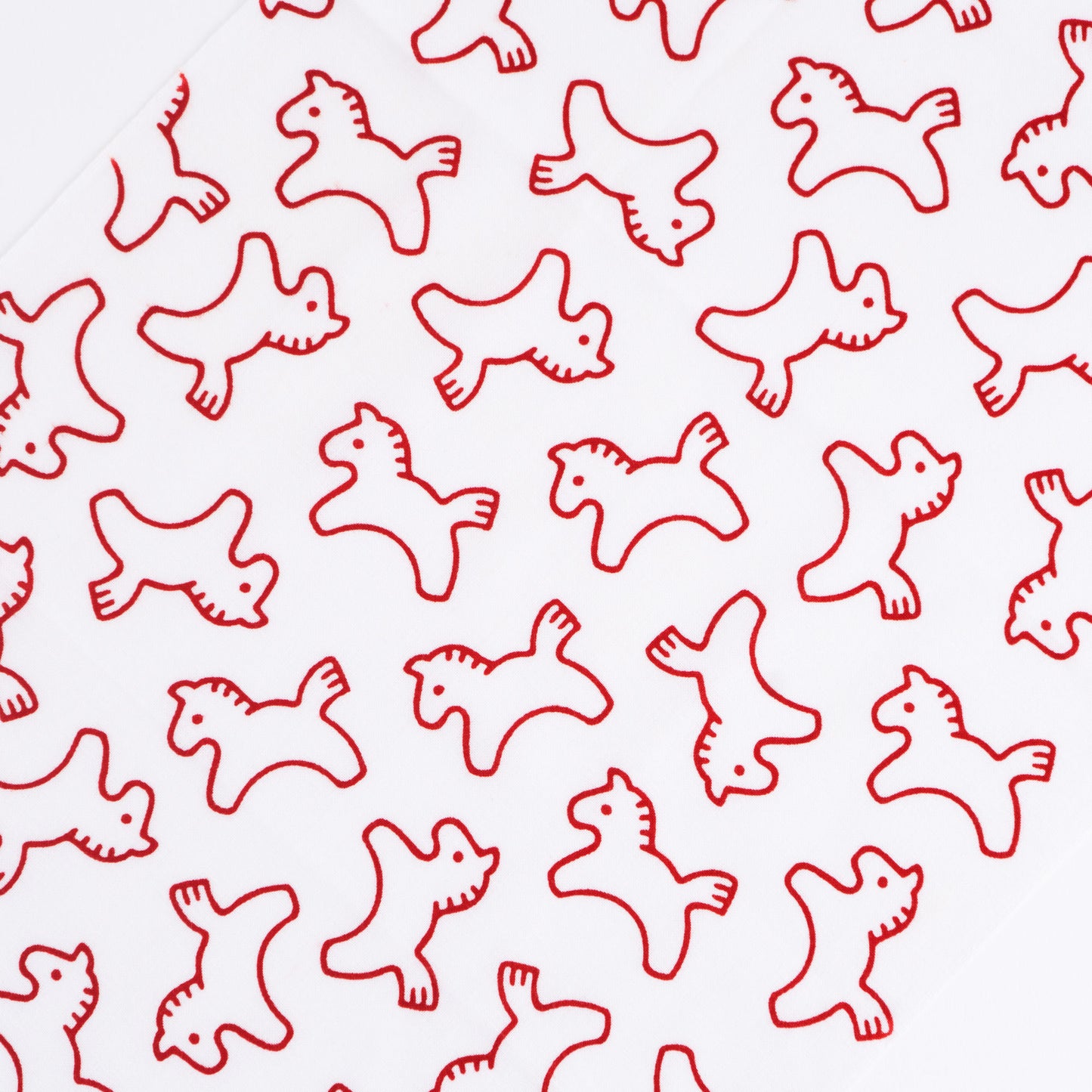 Single Brushstroke Horse TENUGUI