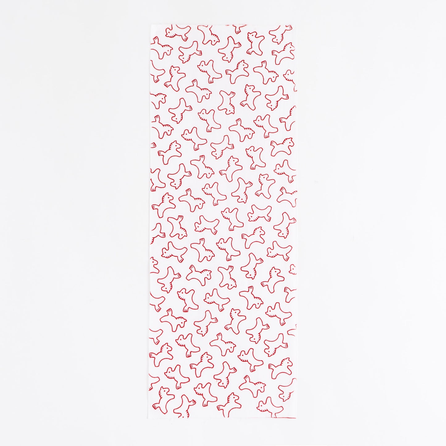 Single Brushstroke Horse TENUGUI