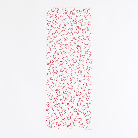 Single Brushstroke Horse TENUGUI