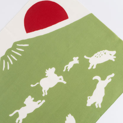 Zodiac Race-Horse TENUGUI