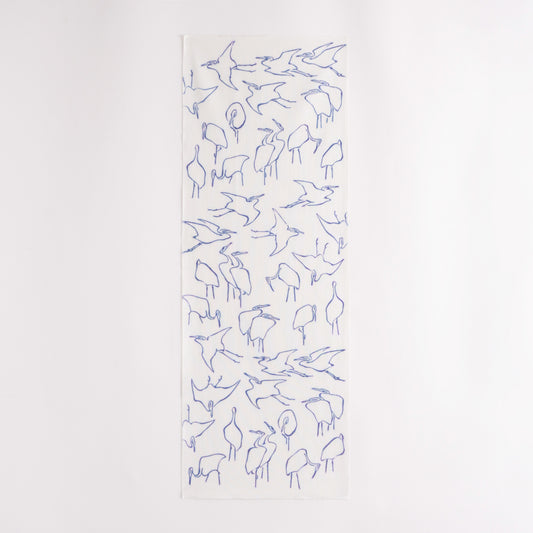 Animal IllustrationTenugui Series Egrets TENUGUI