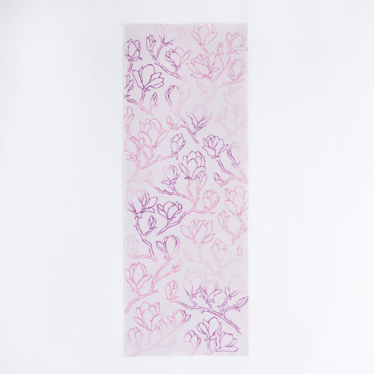 Purple Magnolia TENUGUI