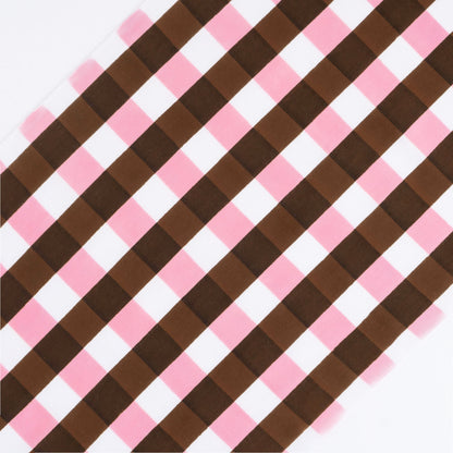Benkei Stripe−Strawberry Chocolate TENUGUI
