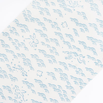 Chōjū-giga Komon Seigaiha