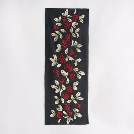 Christmas holly TENUGUI