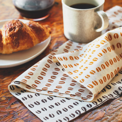 Coffee Beans Chocolate TENUGUI