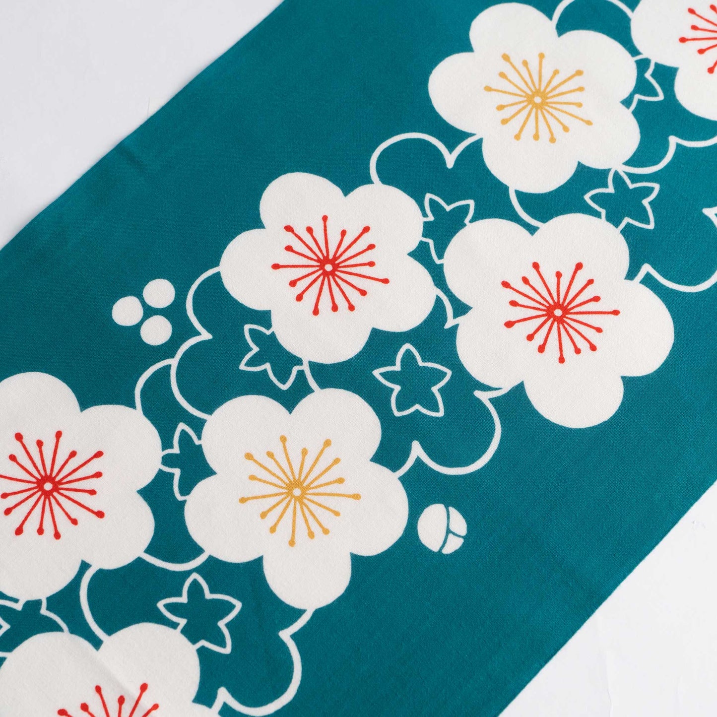 Sunshine and Shadow Ume Blossoms TENUGUI