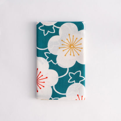 Sunshine and Shadow Ume Blossoms TENUGUI