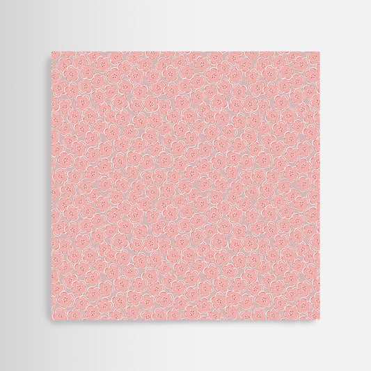 Plum Flowers Cotton Wrapping Cloth (FUROSHIKI) FUWARI Large