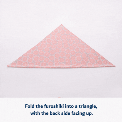 Plum Flowers Cotton Wrapping Cloth (FUROSHIKI) FUWARI Medium