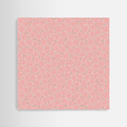 Cotton Wrapping Cloth (FUROSHIKI) FUWARI Medium BAIKA-MON Plum Flowers