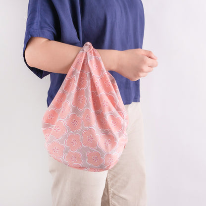 Plum Flowers Cotton Wrapping Cloth (FUROSHIKI) FUWARI Medium