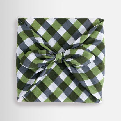 Cotton Wrapping Cloth (FUROSHIKI) FUWARI Medium BENKEI-JIMA Check