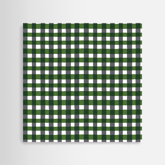 Check Cotton Wrapping Cloth (FUROSHIKI) FUWARI Medium