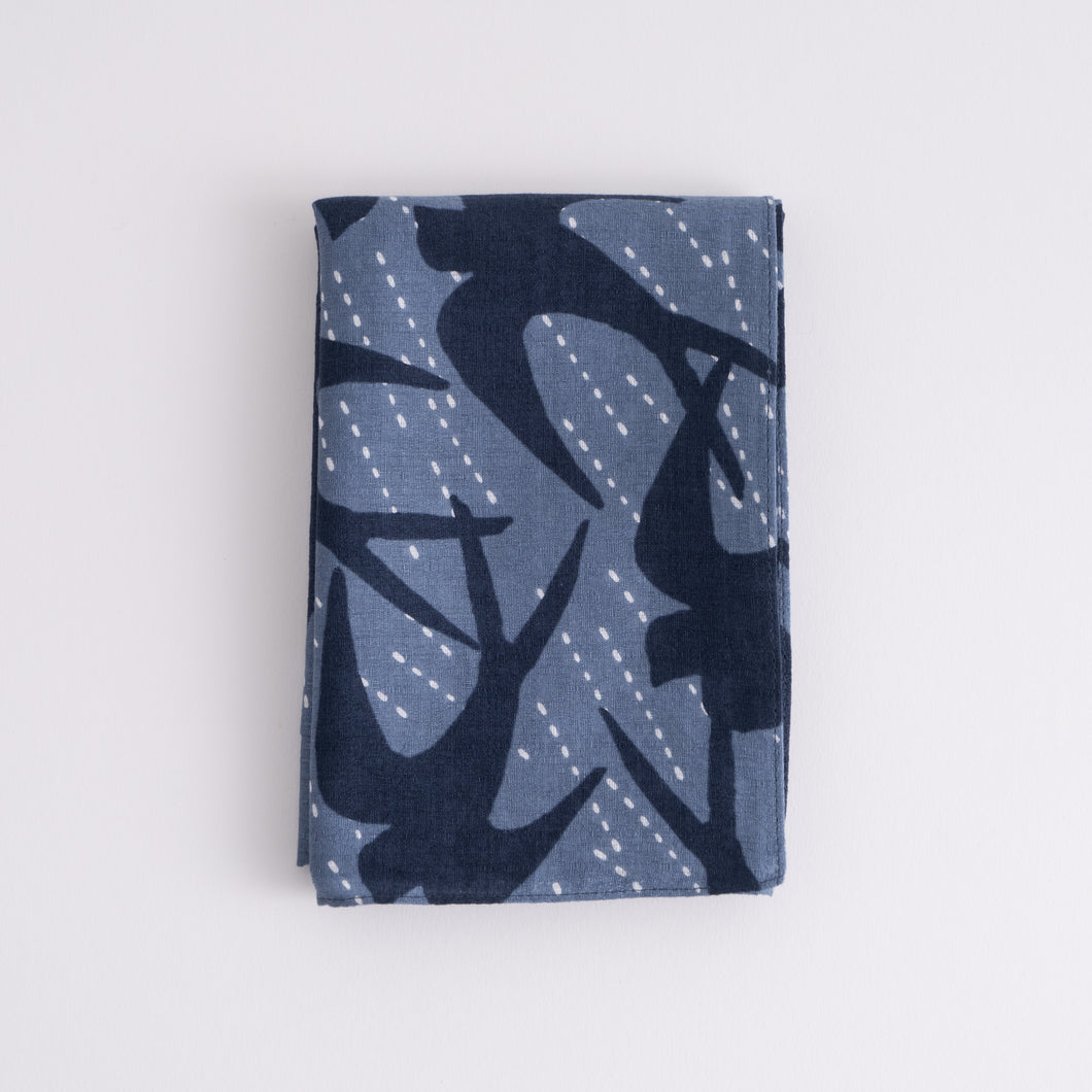 Cotton Wrapping Cloth (FUROSHIKI) FUWARI Medium TSUBAME Swallows