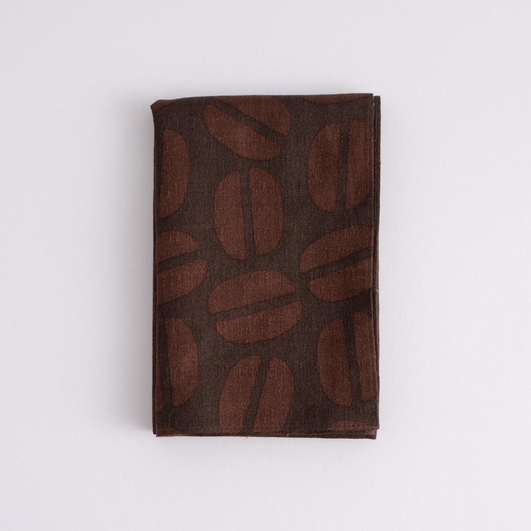 Cotton Wrapping Cloth (FUROSHIKI) FUWARI Medium Coffee Beans