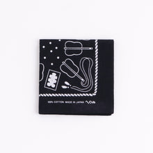Load image into Gallery viewer, Japanese Classic Pattern Bandana Sumo  Black
