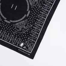 Load image into Gallery viewer, Japanese Classic Pattern Bandana Sumo  Black
