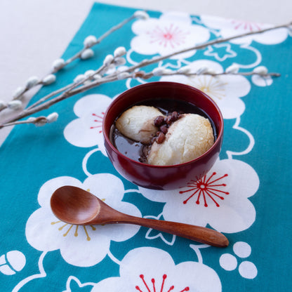 Sunshine and Shadow Ume Blossoms TENUGUI