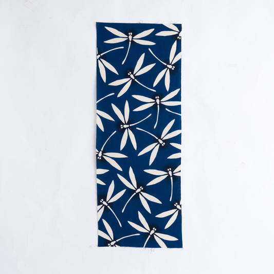 Dragonfly Dance Navy TENUGUI