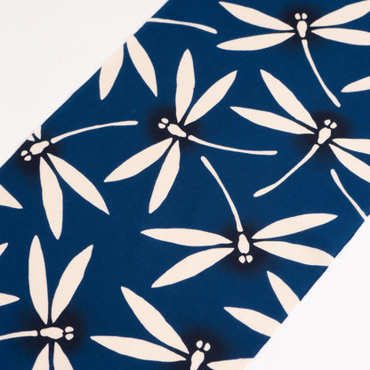 Dragonfly Dance Navy TENUGUI