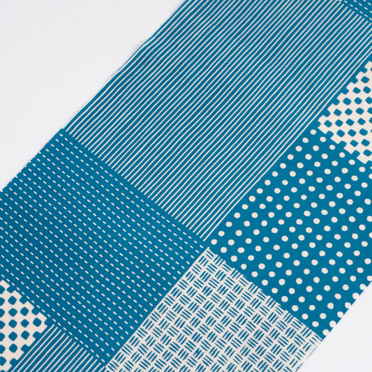 Patchwork Blue Kiri-Tsugi-Komon
