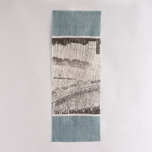 Bridge in the Rain Ohhashi-Atake-No-Yudachi TENUGUI