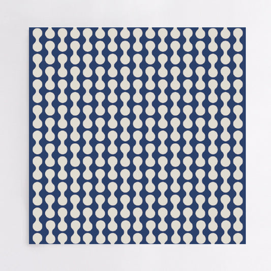 Gourds Navy FUROSHIKI (Cotton Wrapping Cloth) Large