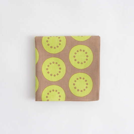 FUROSHIKI (Cotton Wrapping Cloth) Small Kiwi