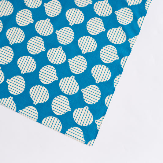 FUROSHIKI (Cotton Wrapping Cloth) Small Onion Light Blue
