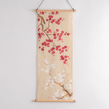 Load image into Gallery viewer, Tenugui Towel Tapestry Plum Trees
