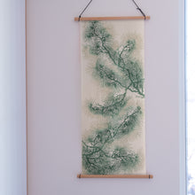 Load image into Gallery viewer, Tenugui Towel Tapestry Pine Trees
